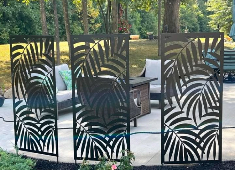 steel privacy screens