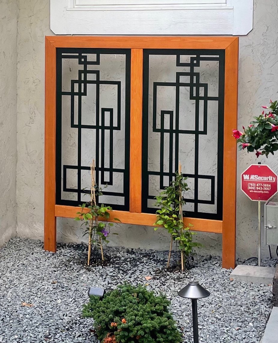 metal privacy screen panels