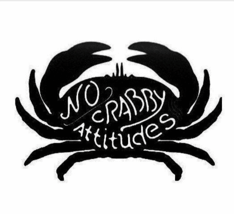 No Crabby Attitudes Sign