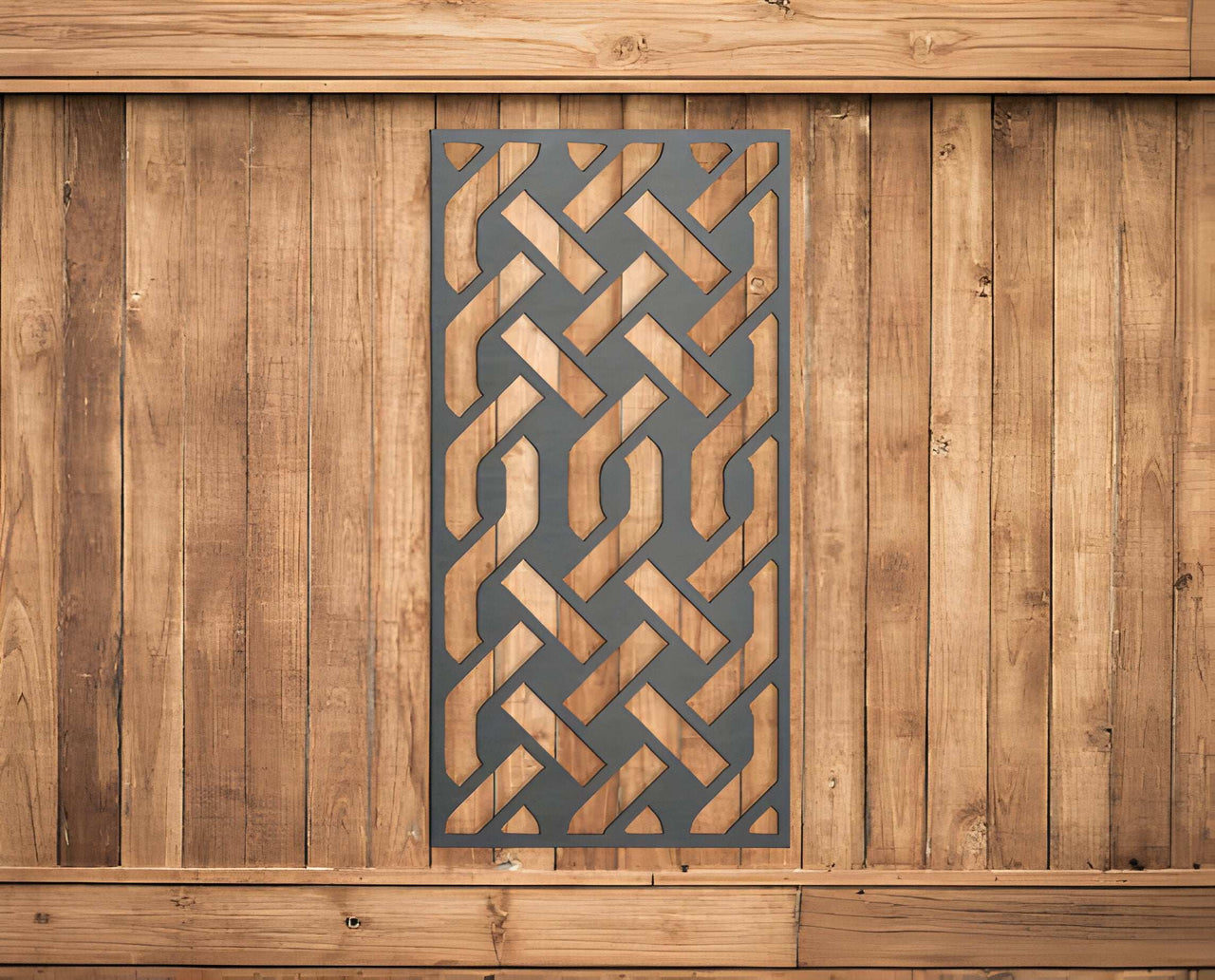 metal privacy trellis