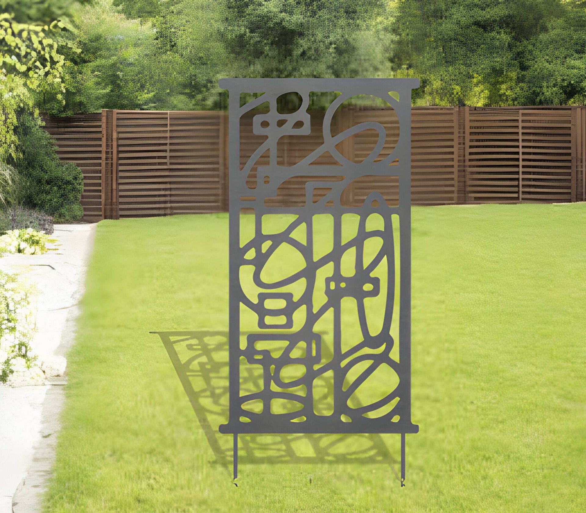 metal yard screens