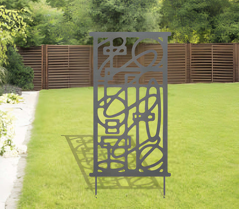 metal yard screens