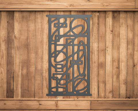 metal yard screens