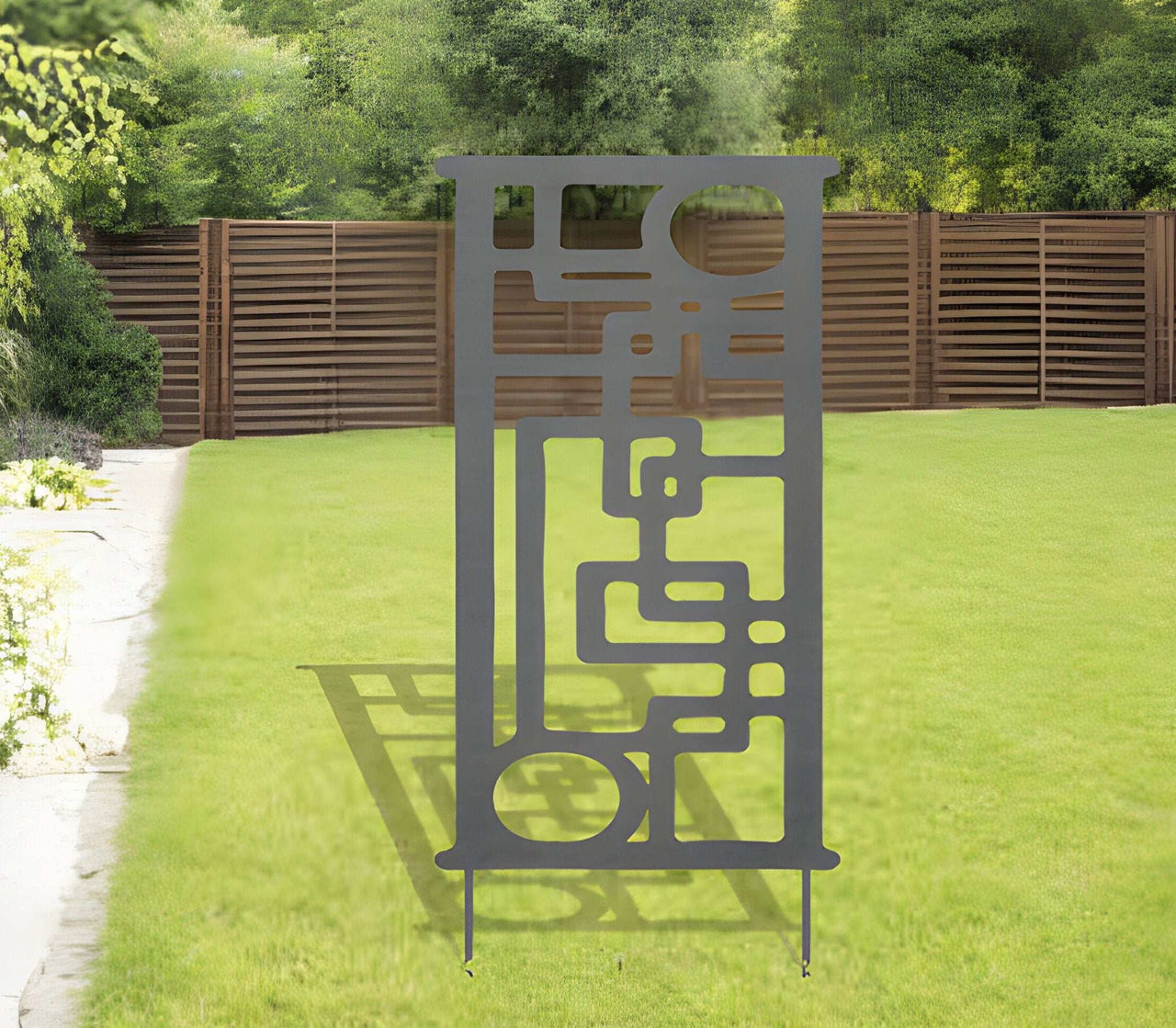 metal yard screens