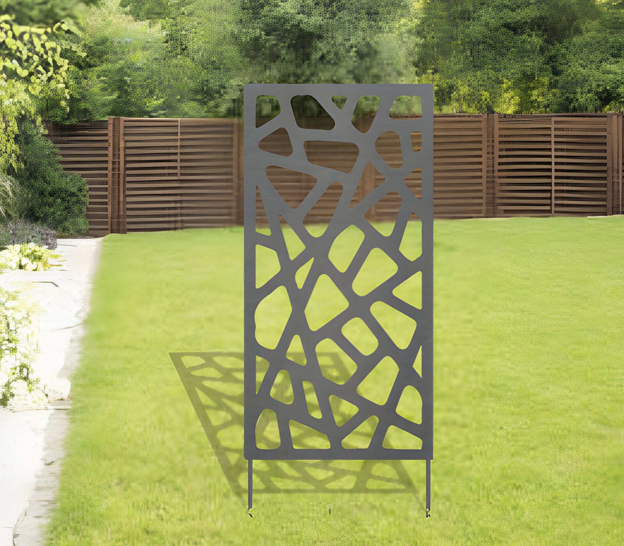metal garden screen