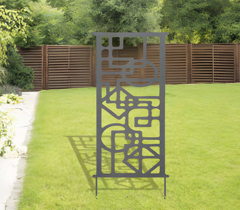 metal garden screen