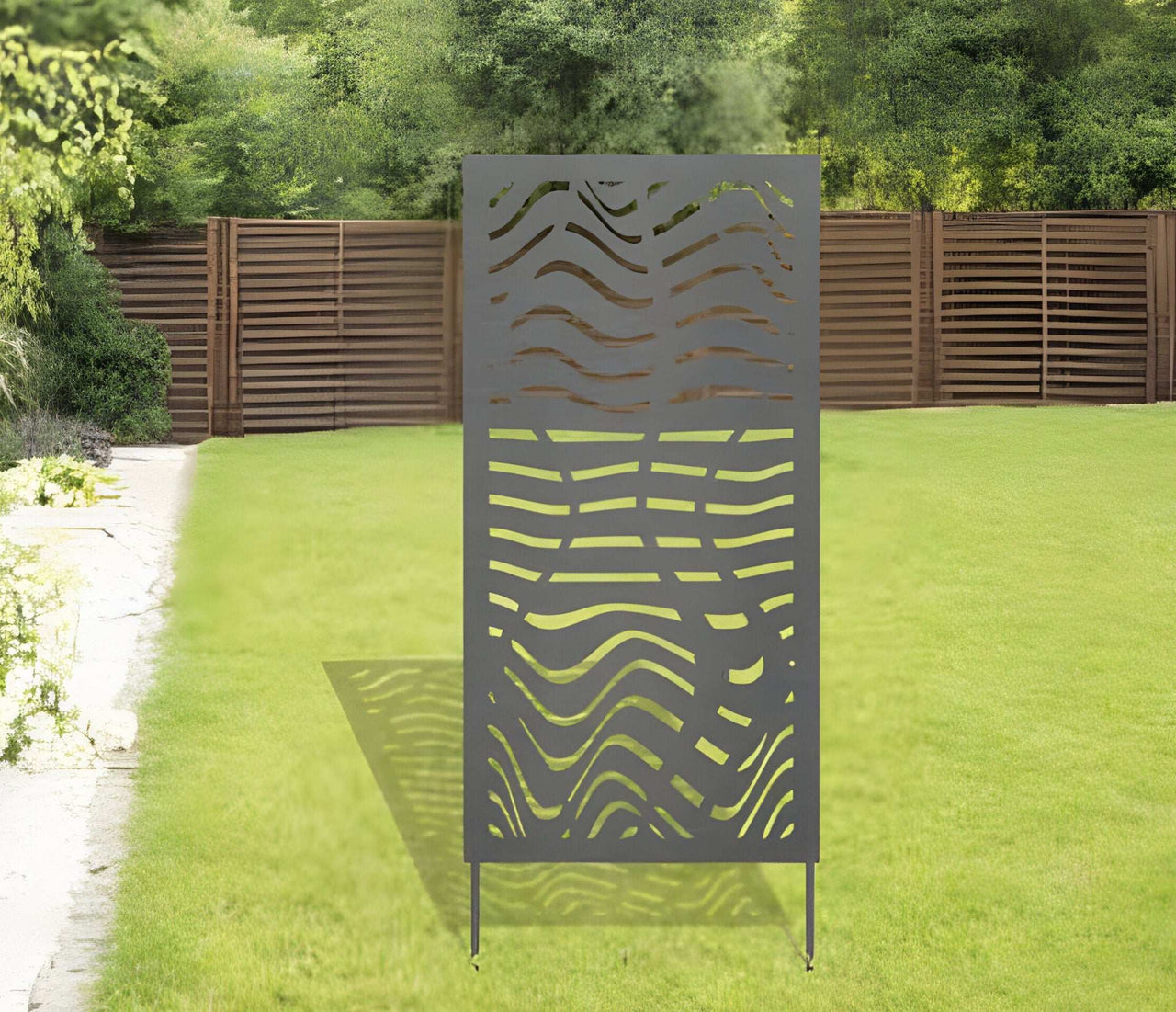 outdoor metal screen panels