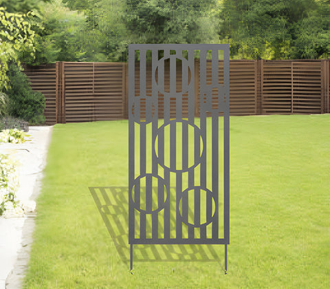 metal privacy panels outdoor