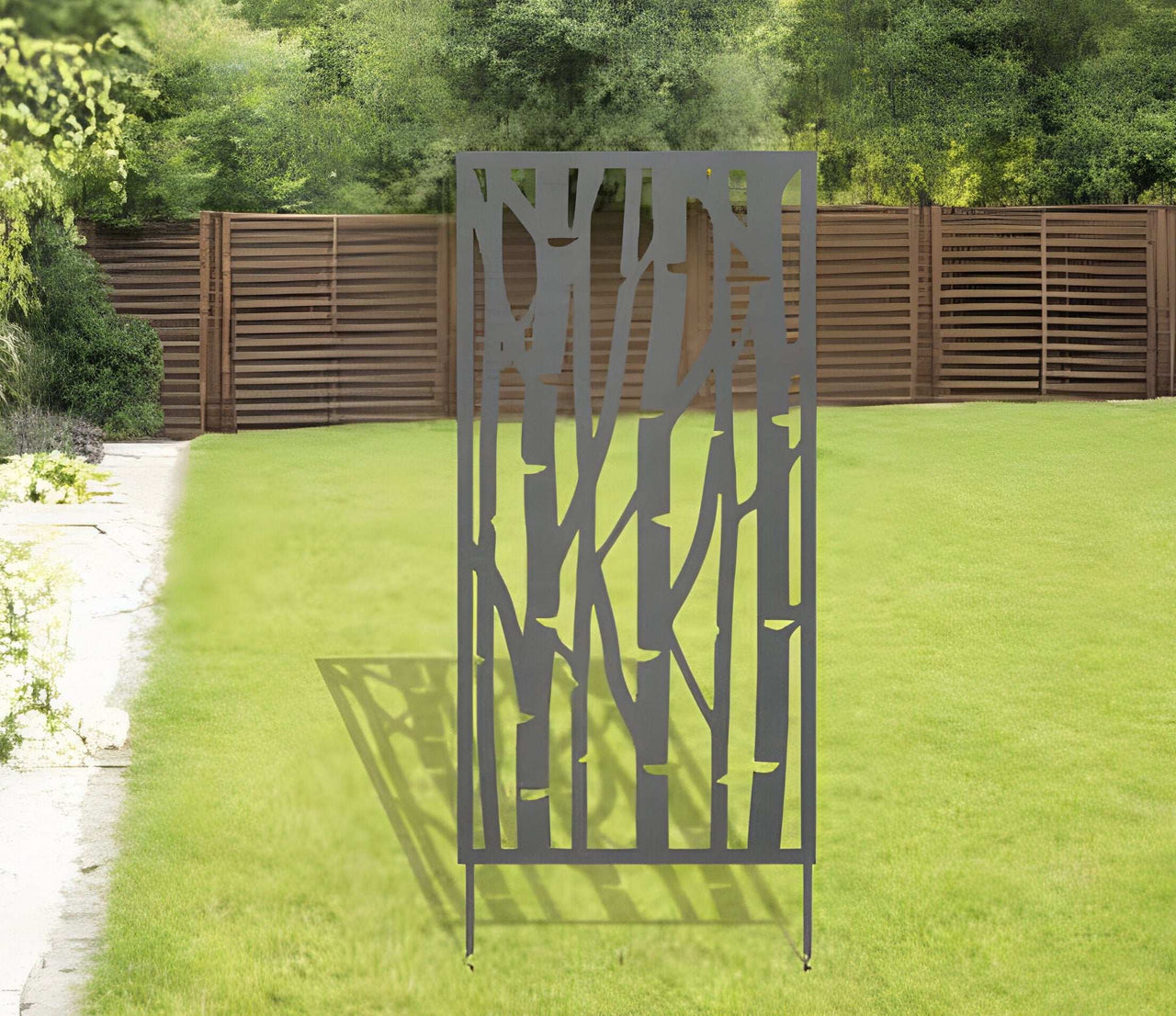 outdoor metal screen panels