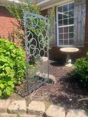 Decorative metal trellis