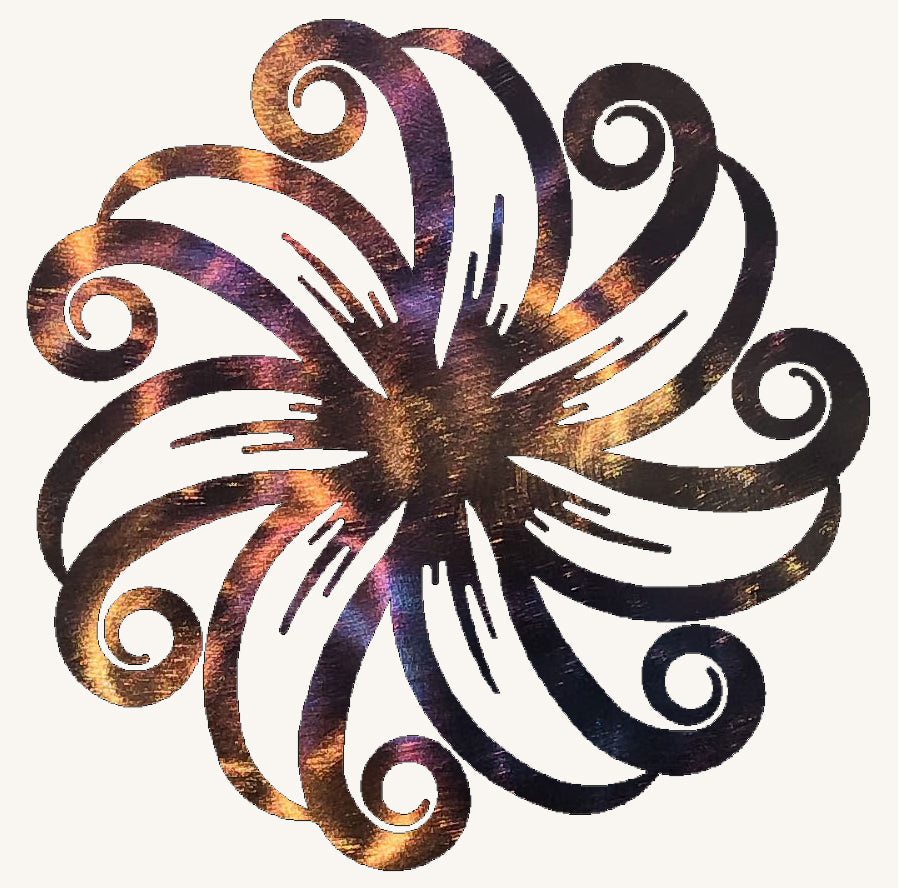 flower metal wall art