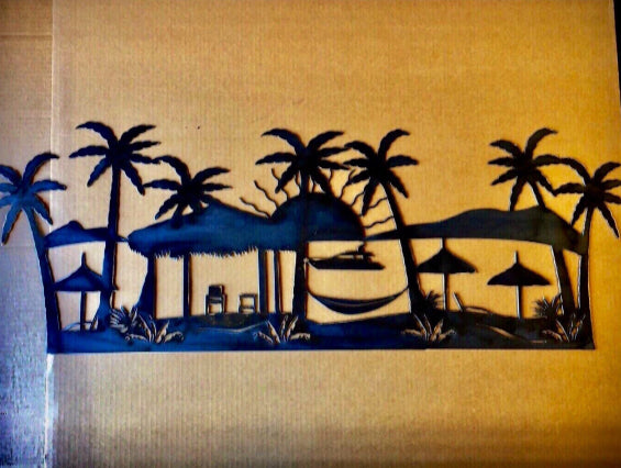 Vacation/Beach Metal Wall Art
