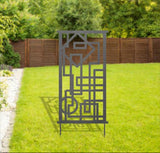 Blue Metal Trellis