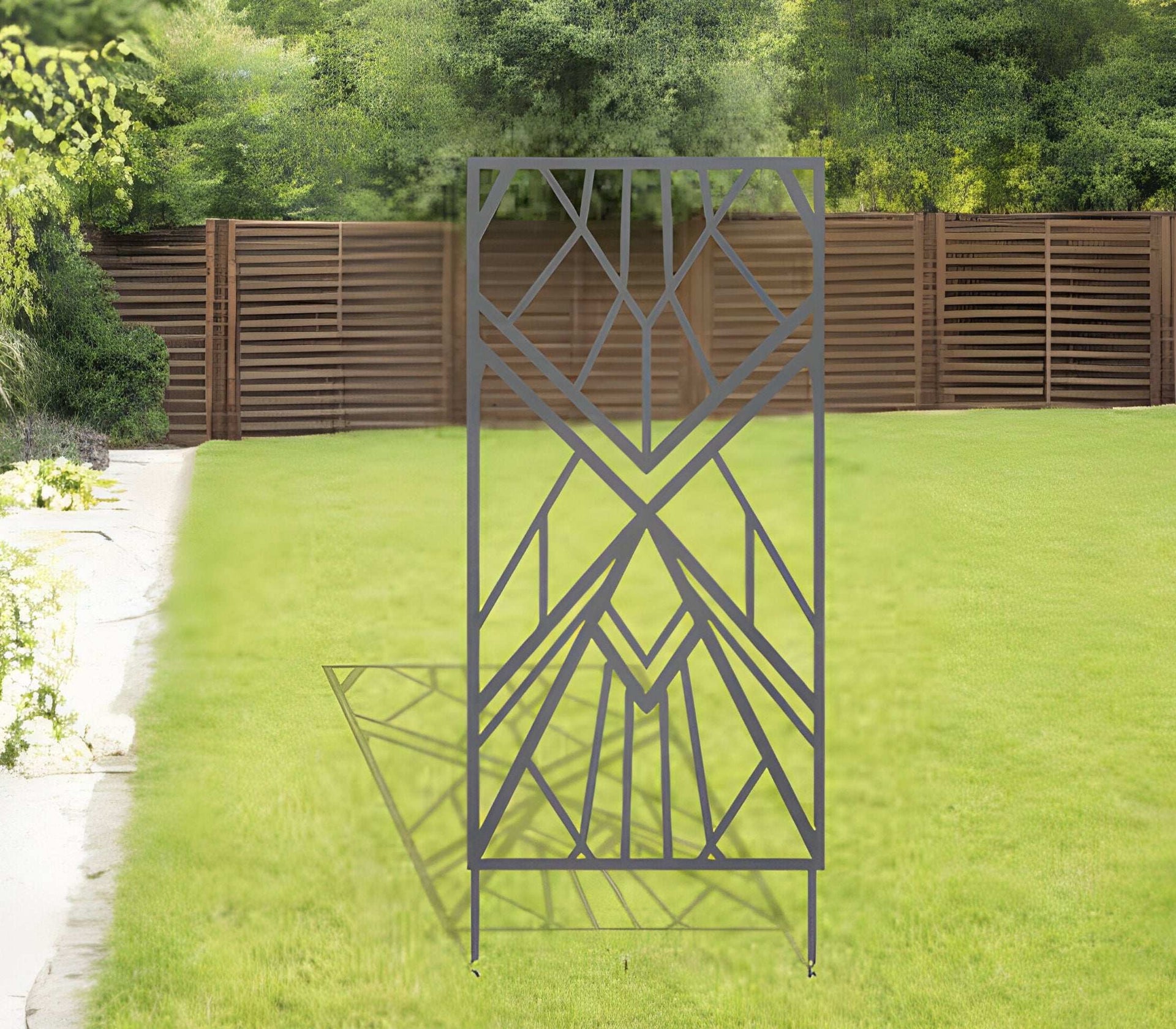 metal garden panels