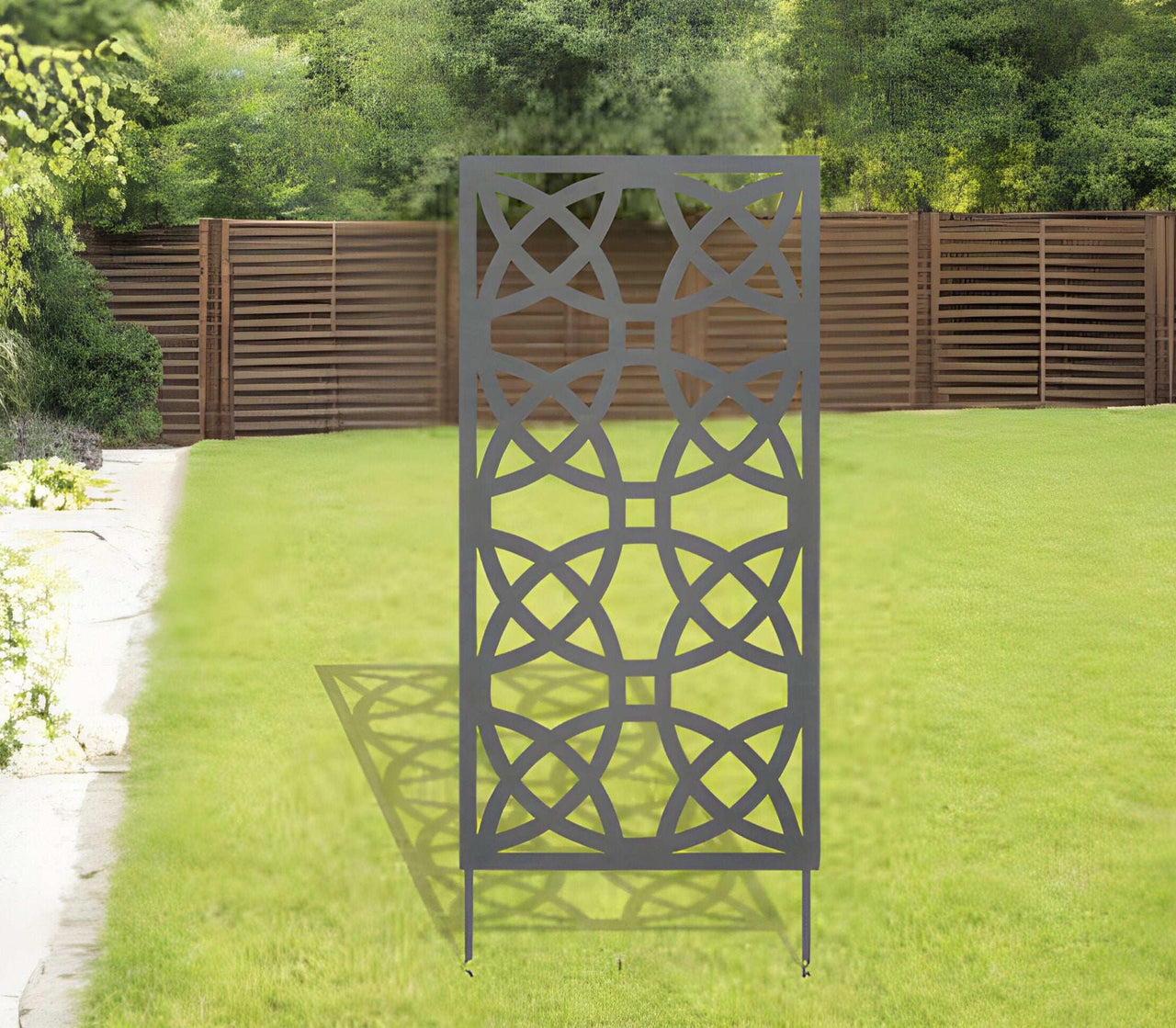 metal privacy panels outdoor