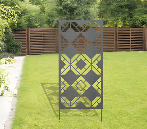 metal privacy panels outdoor