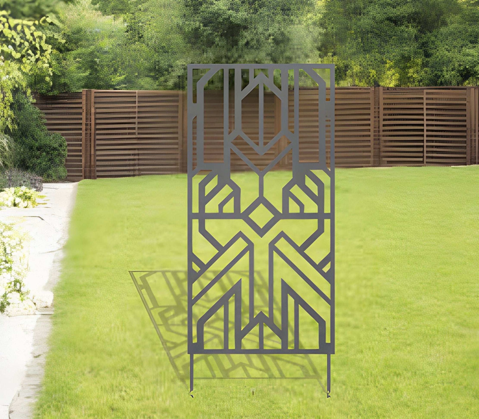 outdoor metal screen panels