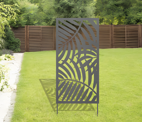 metal privacy panels outdoor