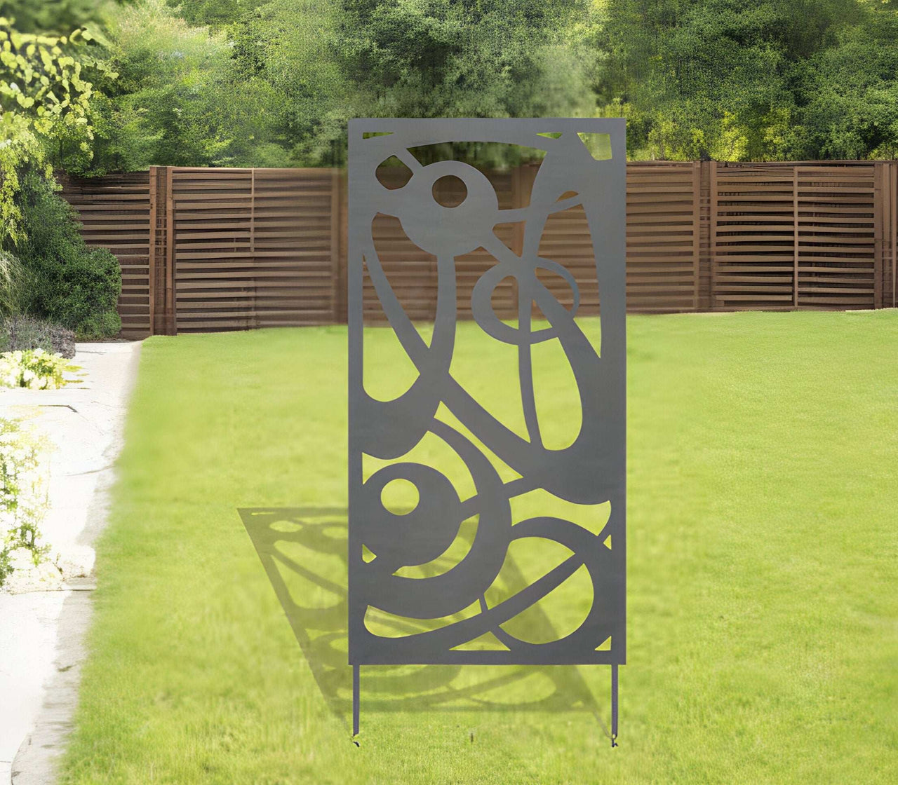 outdoor metal screen panels