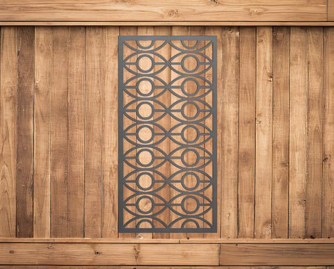 garden wall metal trellis