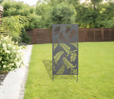 metal privacy screen fence