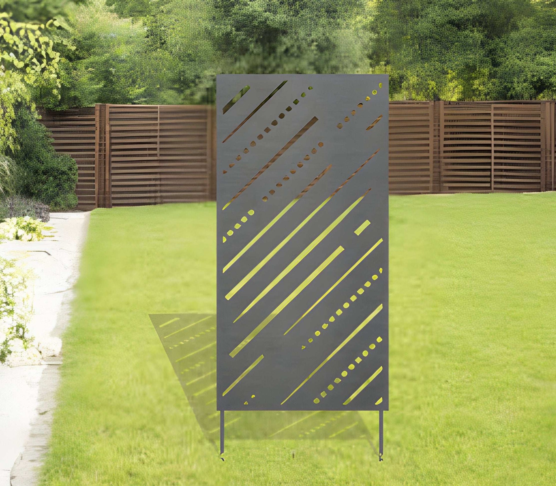 outdoor metal privacy panels